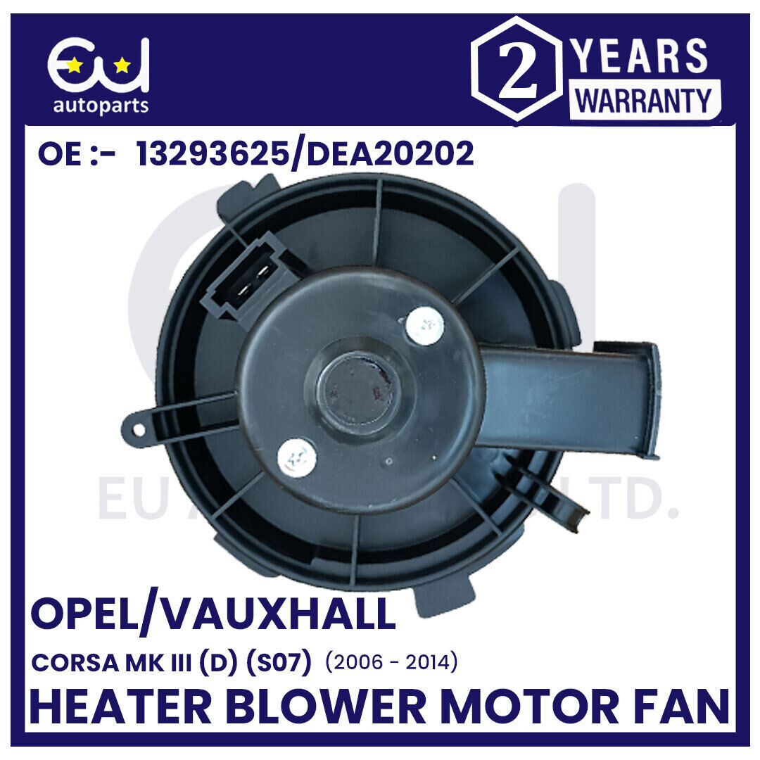 HEATER BLOWER MOTOR FAN FOR VAUXHALL OPEL CORSA D MK3 ADAM 06+ 1329362