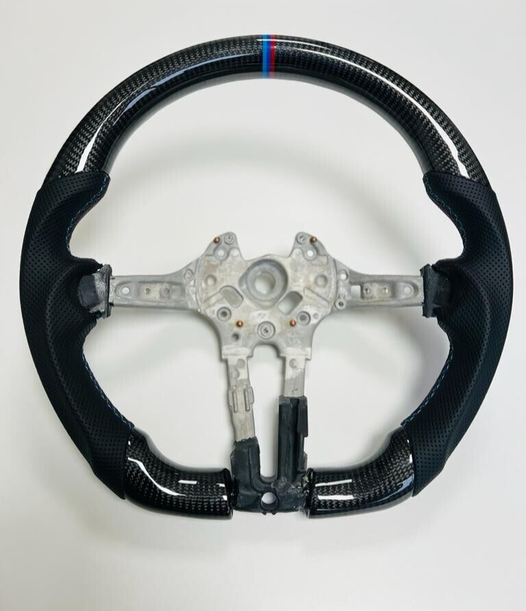 CARBON FIBER SPORT STEERING WHEEL FITS BMW F30 F35 F80 F15 F25 M2 M3 M4 M5 X3 X4