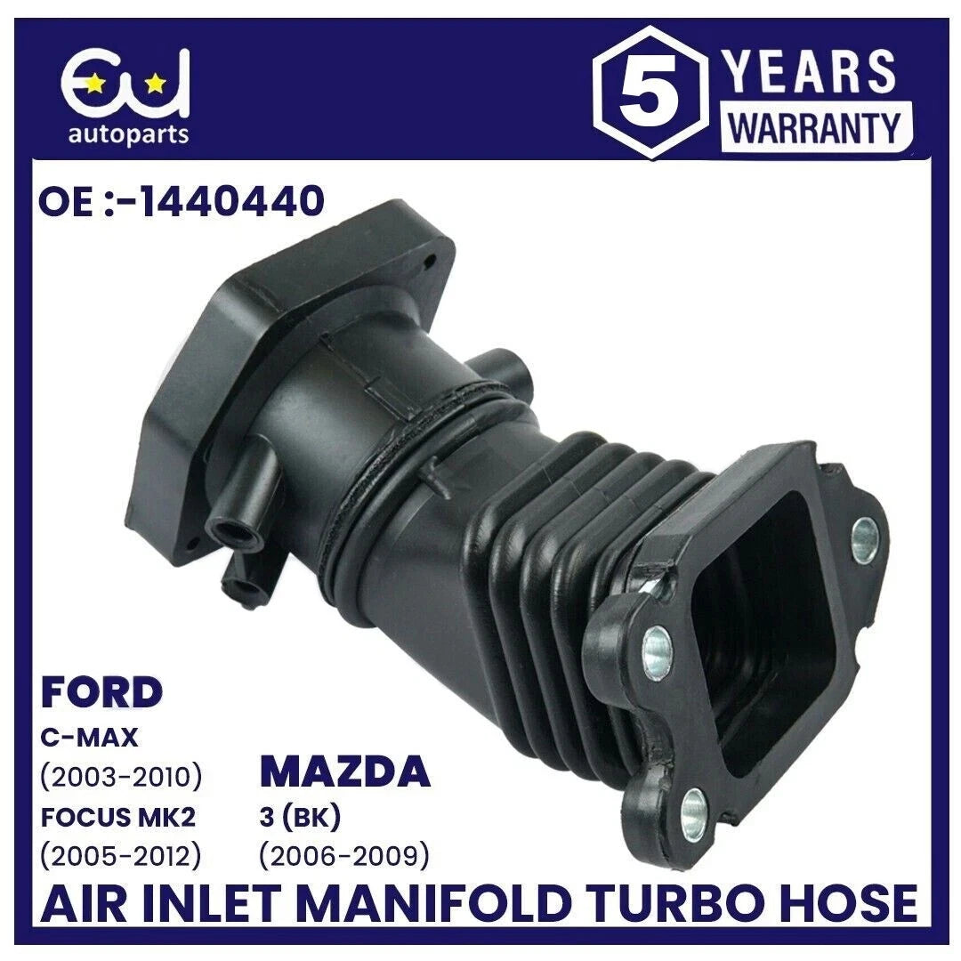 FOR FORD FOCUS C-MAX MK2 MAZDA 3 AIR INLET MANIFOLD TURBO HOSE PIPE 3M5Q9351EB