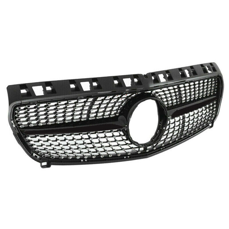FOR MERCEDES A CLASS W176 FRONT BUMPER GRILLE GRILL DIAMOND BLACK PRE FACELIFT