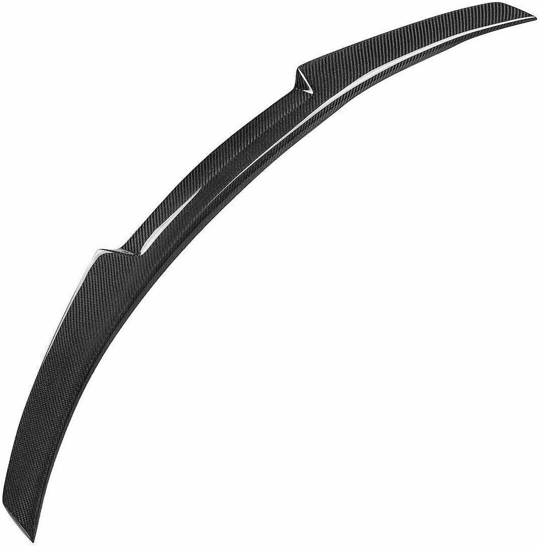 REAR TRUNK BOOT SPOILER V STYLE LIP FOR BMW 4 SERIES F82 M4 COUPE CARBON LOOK