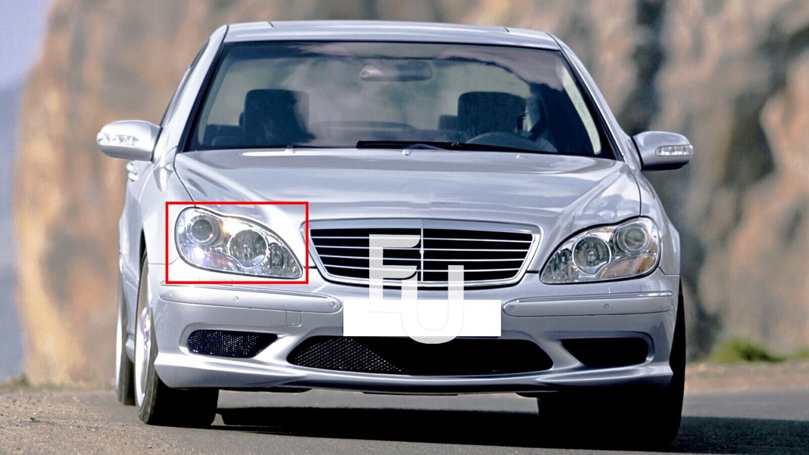 FRONT RIGHT SIDE HEADLIGHT LENS LAMP COVER FOR MERCEDES BENZ S CLASS W220 98-05