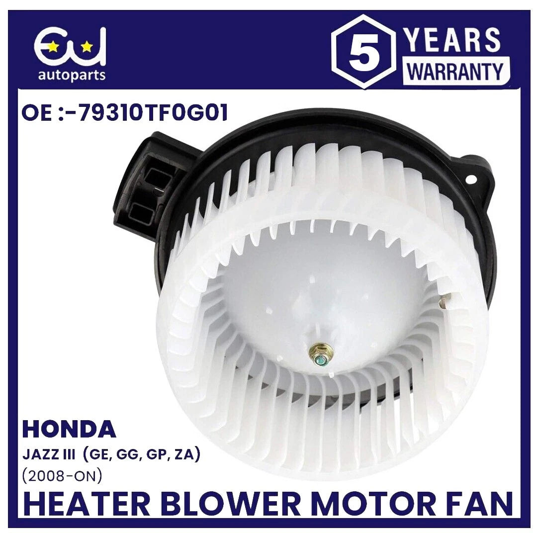 HEATER BLOWER MOTOR FAN FOR HONDA JAZZ MK3 III GE, GG, GP, ZA 1.2 1.3 08-23 OEM