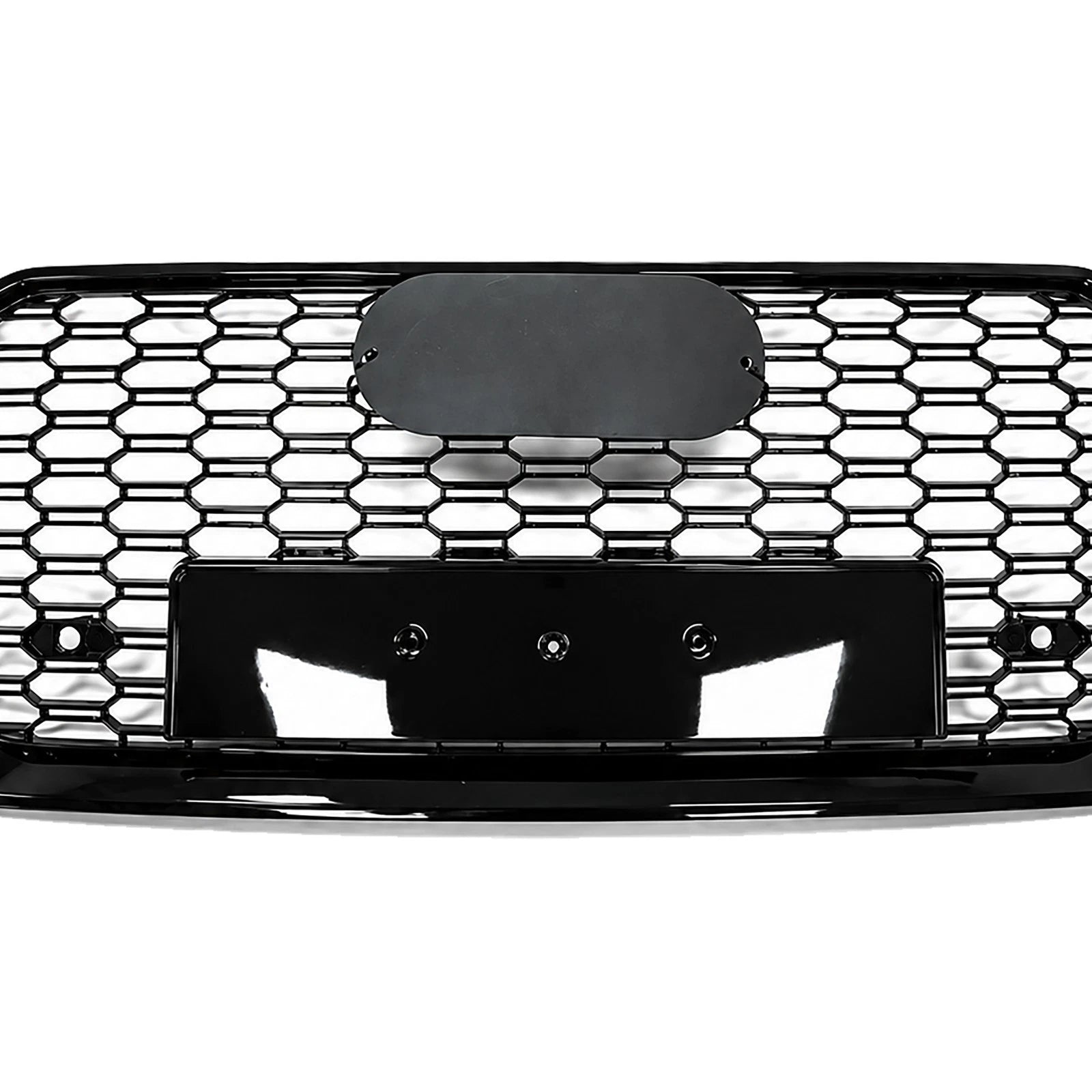 FOR AUDI A7 S7 2018-2025 4KA FRONT HONEYCOMB GRILLE GRILL RS7 STYLE GLOSS BLACK