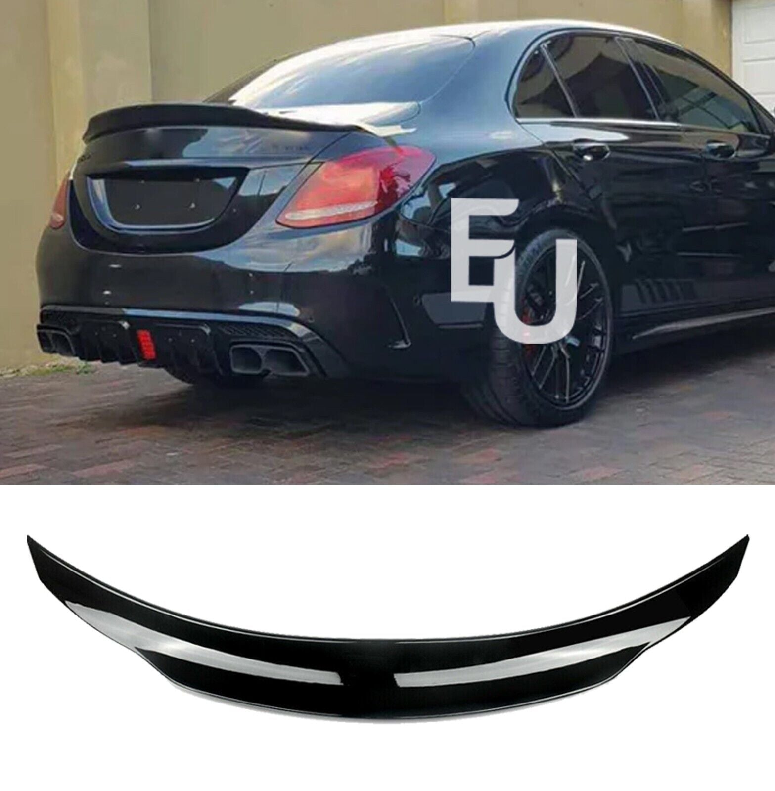 FOR MERCEDES C63 W205 15-18 BODYKIT BODY KIT FRONT SPLITTER REAR DIFFUSER SKIRT