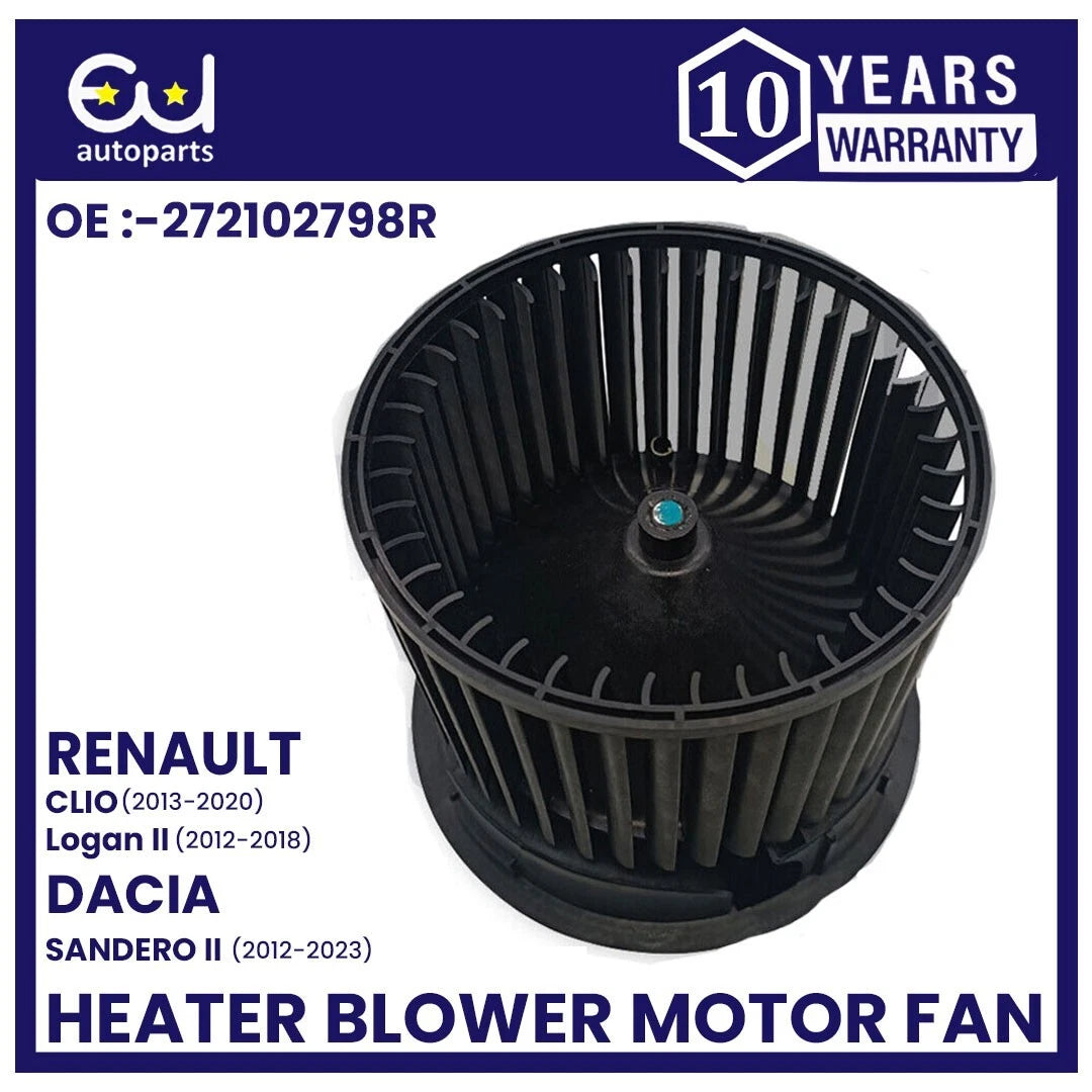 HEATER BLOWER MOTOR FAN FOR DACIA DUSTER SANDERO LOGAN MK2 RENAULT CLIO MK4