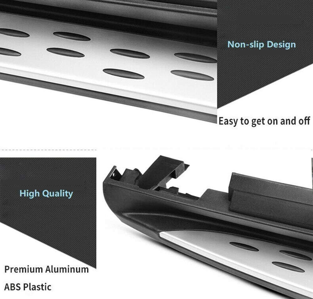 SIDE STEPS RUNNING BOARDS FOR MERCEDES ML GLE W166 2012-2019 OEM STYLE ALUMINIUM