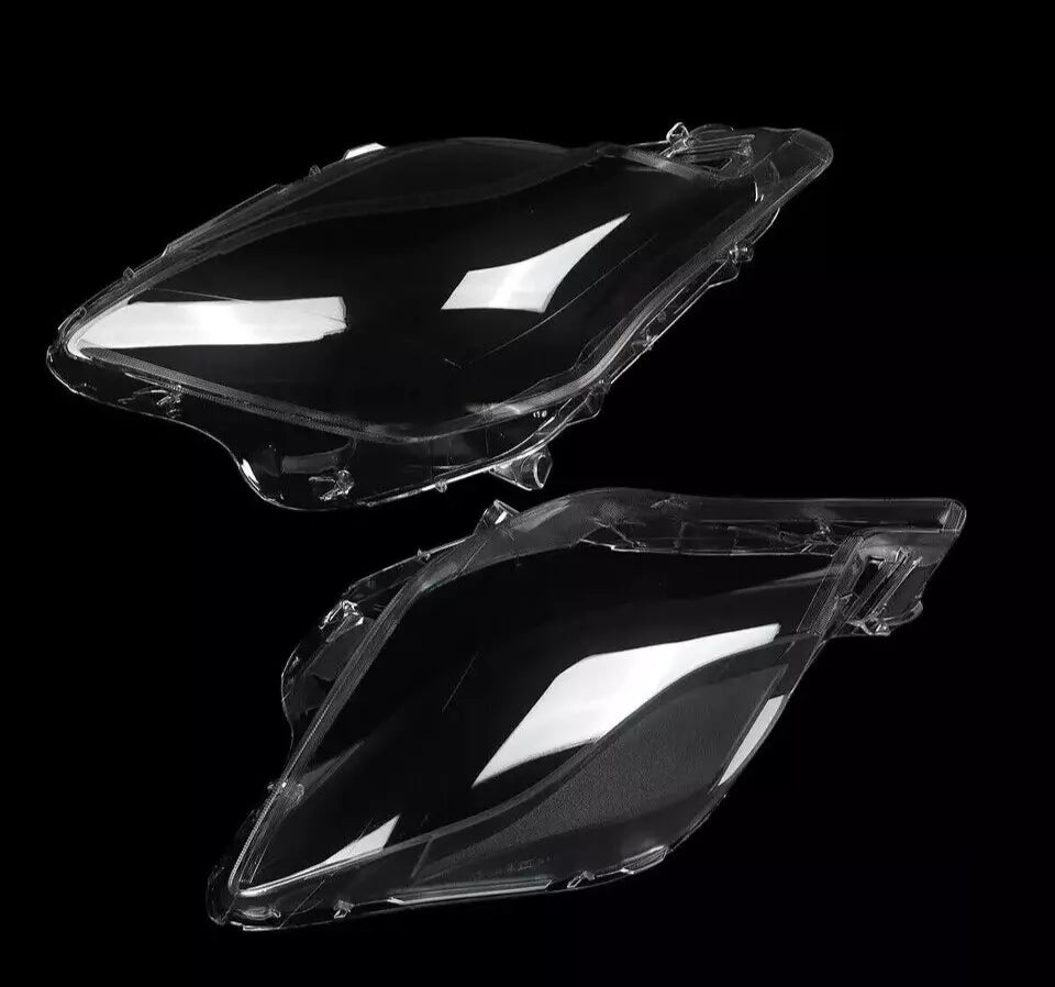 PAIR FOR MASERATI QUATTROPORTE MK6 M156 HEADLAMP HEADLIGHT LENS COVER 2013-2015