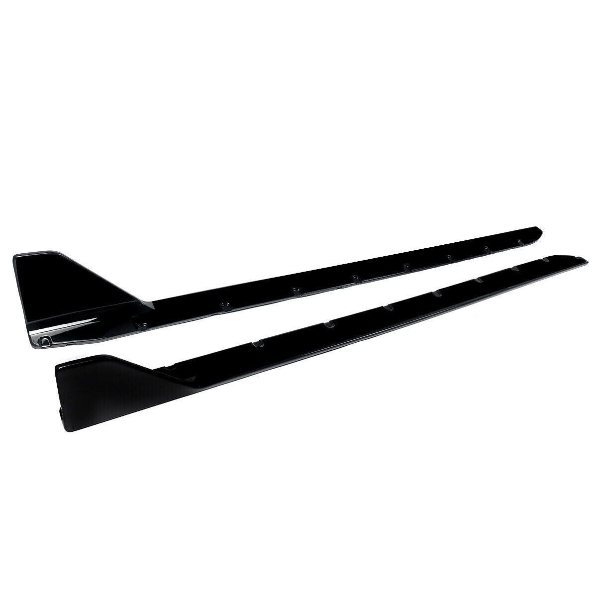 FOR BMW G80 M3 G82 G83 M4 MP STYLE SIDE SKIRT EXTENTION LIP GLOSS BLACK 2020+