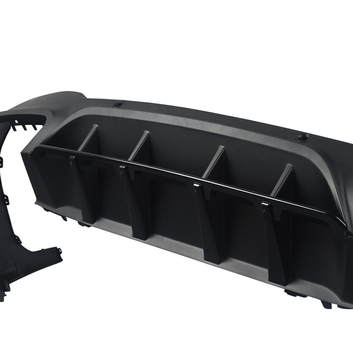 FOR MERCEDES GLC CLASS X253 GLC63 AMG STYLE REAR DIFFUSER & TAIL PIPES 16-19