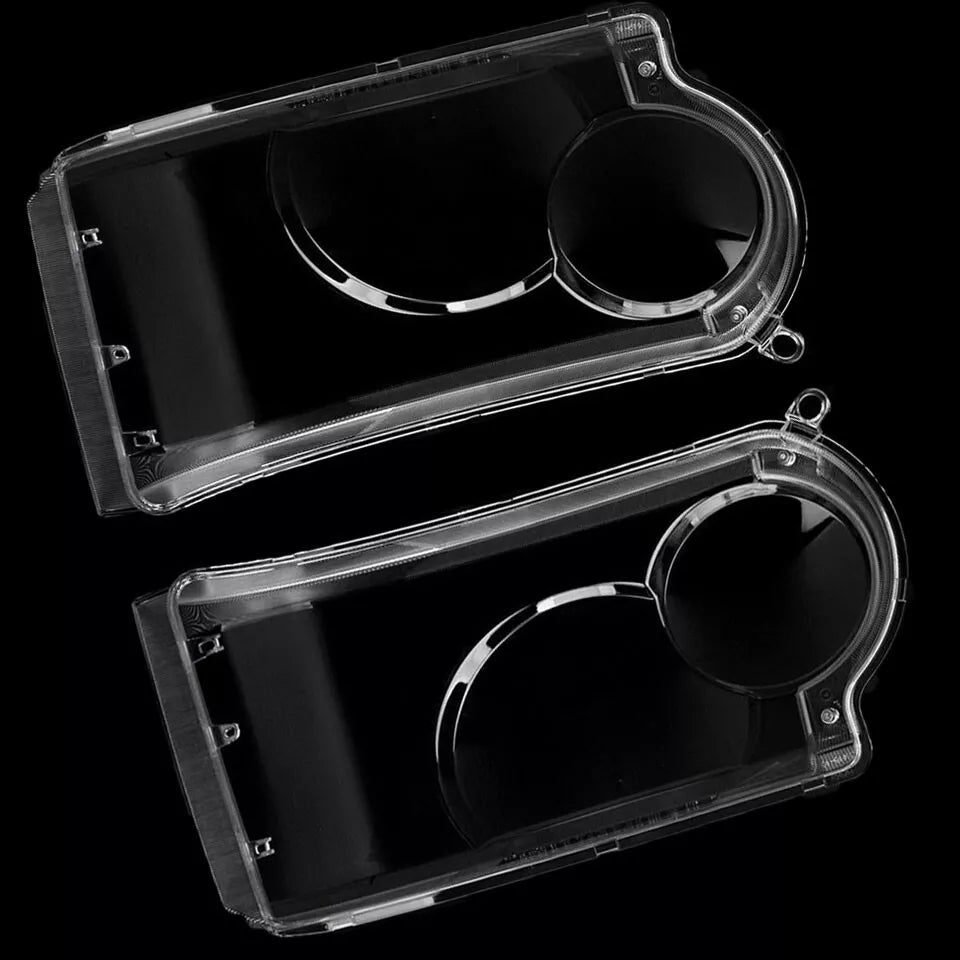 LEFT RIGHT FRONT HEADLIGHT LAMP LENS COVER FOR RANGE ROVER VOGUE MK3 L322 06-09