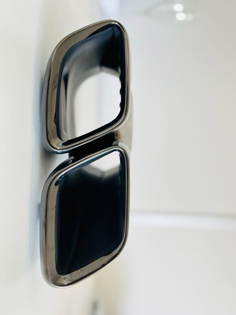 BLACK AMG EXHAUST TAIL PIPE FOR MERCEDES W205 W213 GLE C292 GLC C63 GLC63 E63 ML