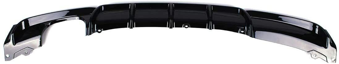 MP REAR DIFFUSER M SPORT TWIN EXHAUST FOR BMW 3 SERIES F30 F31 GLOSS BLACK 12-18