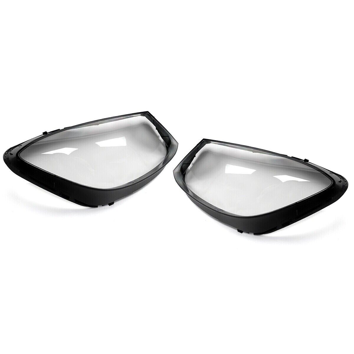 PAIR FOR MERCEDES-BENZ S CLASS W222 LCI HEADLAMP HEADLIGHT LENS COVER 2018-2020