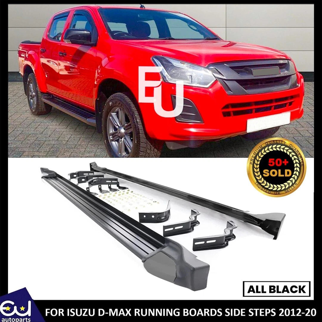 RUNNING BOARDS/ SIDE STEPS OE STYLE - PAIR FOR ISUZU D-MAX DOUBLE CAB 2012-2020