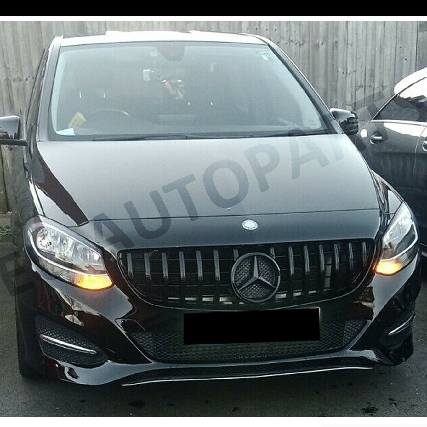 FOR MERCEDES B CLASS W246 GRILLE GRILL FACELIFT 15-19 GTR PANAMERICANA STYLE