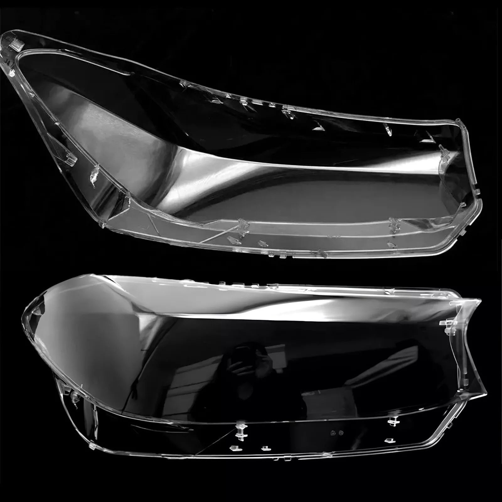 LEFT RIGHT HEADLIGHT HEADLAMP CLEAR LENS COVER FOR BMW 6 SERIES GT G32 2017-2019