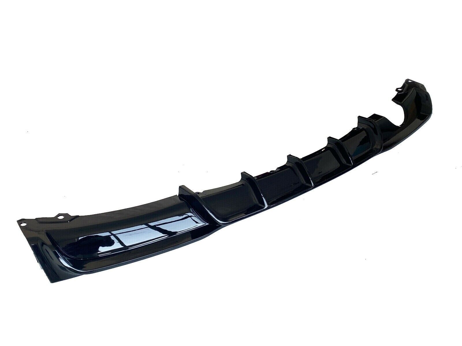REAR DIFFUSER SINGLE EXHAUST FOR BMW 3 SERIES F30 F31 MP STYLE GLOSS BLACK