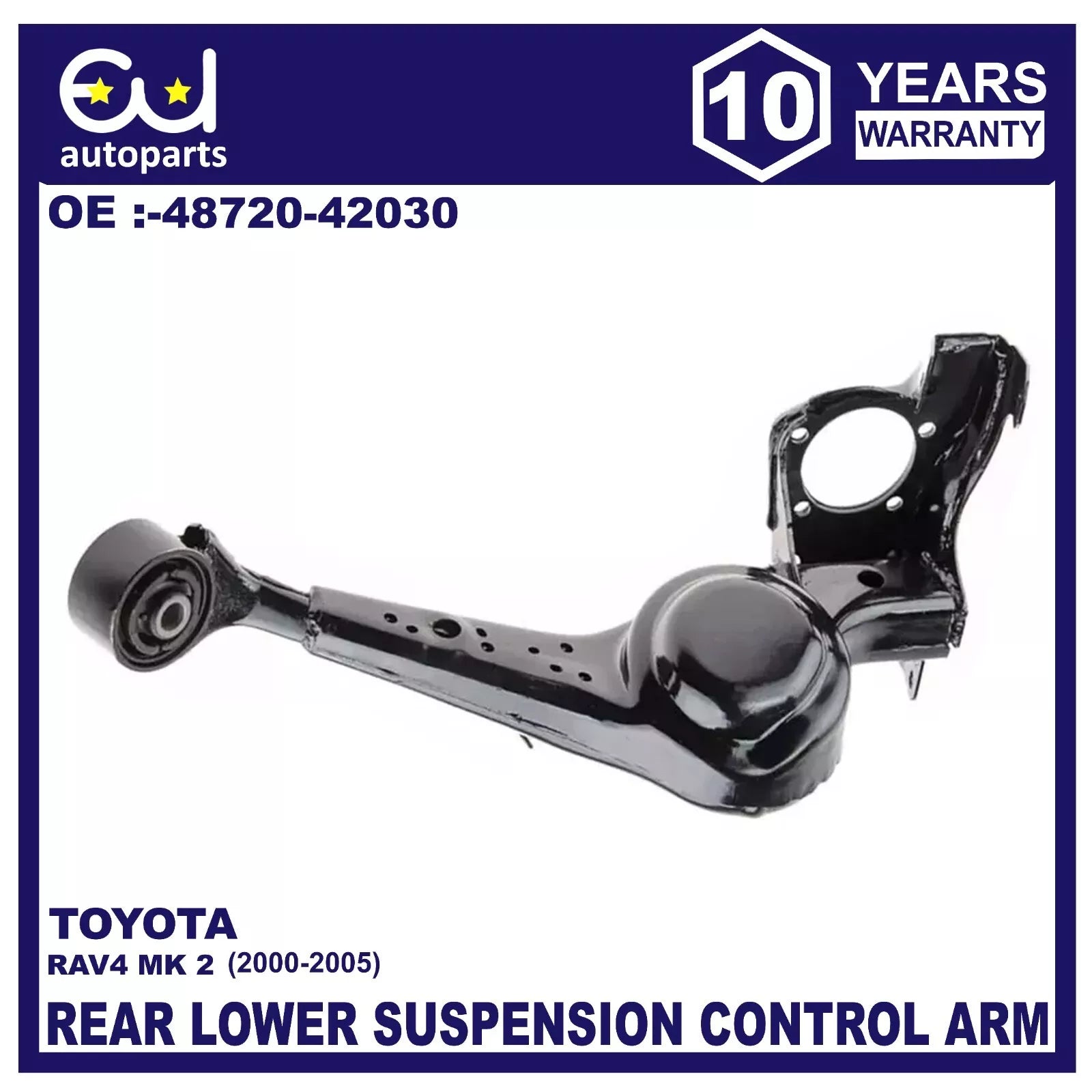 REAR LOWER LEFT SUSPENSION TRAILING CONTROL ARM FOR TOYOTA RAV4 MK2 (_A2_) 00-05