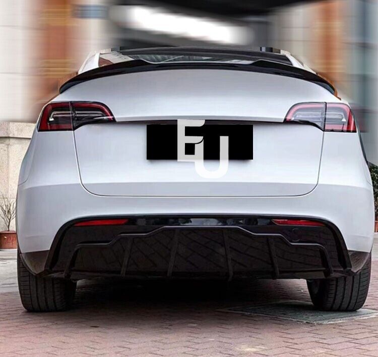 FOR TESLA MODEL Y M4 STYLE REAR BOOT SPOILER WINGS TRUNK LIP TAIL WING GLOSS