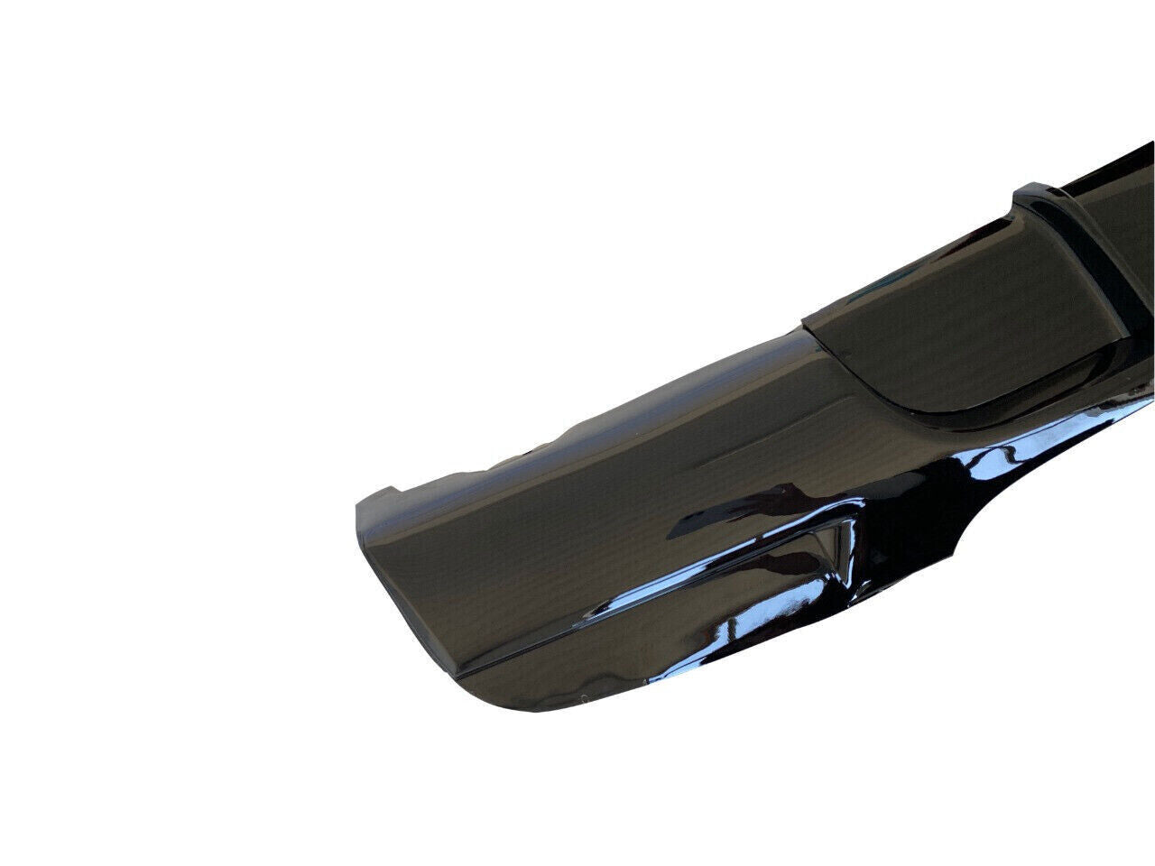 FOR BMW 3 SERIES E92 E93 330I M SPORT REAR DIFFUSER SPLITTER VALANCE GLOSS BLACK