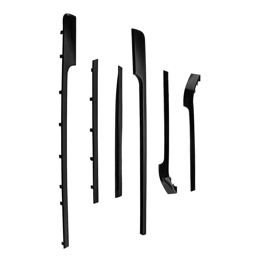 BLACK DOOR TRIM MOULDING FOR RANGE ROVER VOGUE L405 6 PCS GLOSS AUTOBIOGRAPHY