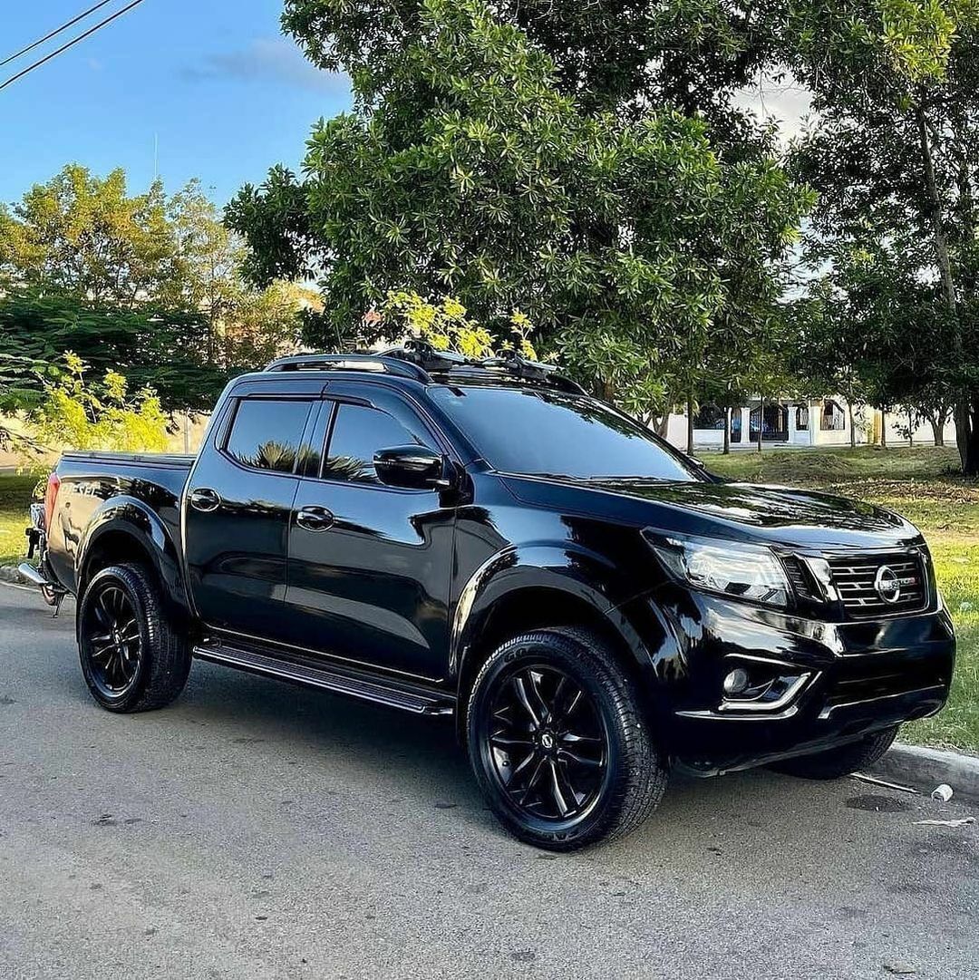 ALUMINIUM BLACK RAISED ROOF RAILS RACK BARS FOR NISSAN NAVARA NP300 D23 14+