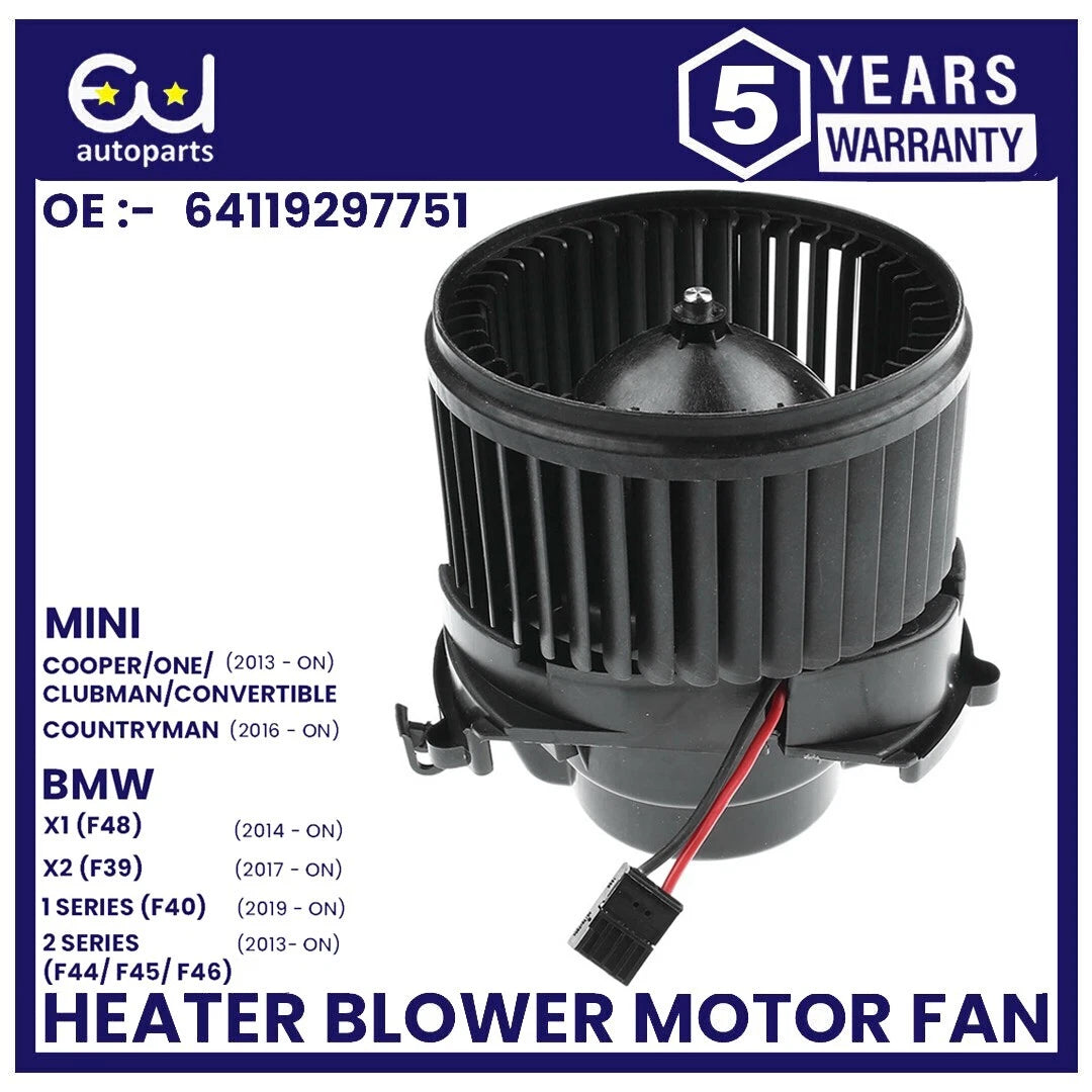 HEATER BLOWER MOTOR FAN FOR BMW 1 2 SERIES X1 X2 F45 F46 F48 F39 F49 MINI COOPER