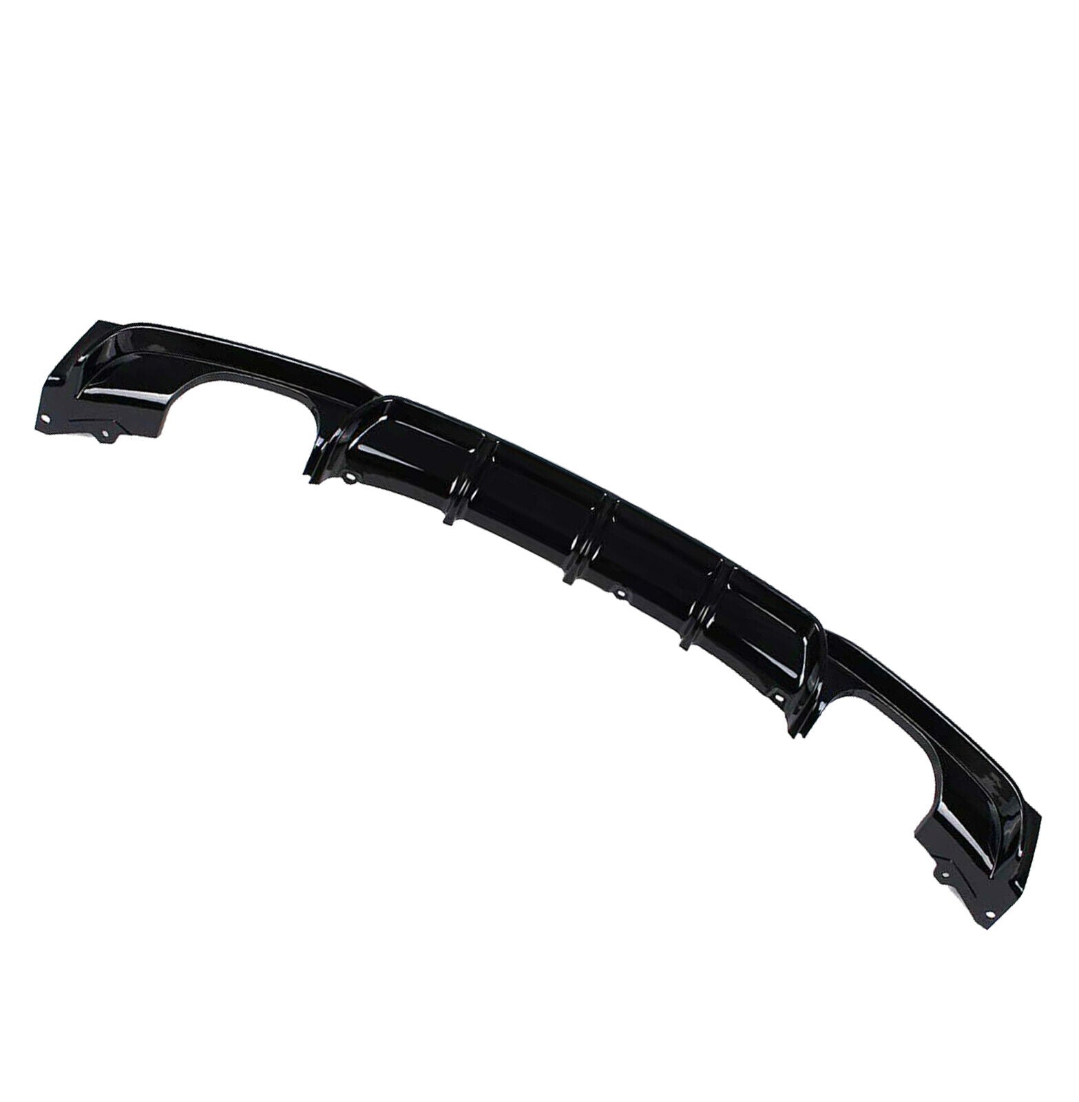 FOR BMW 3 SERIES F30 F31 M SPORT REAR BUMPER DIFFUSER VALANCE GLOSS BLACK 11-19