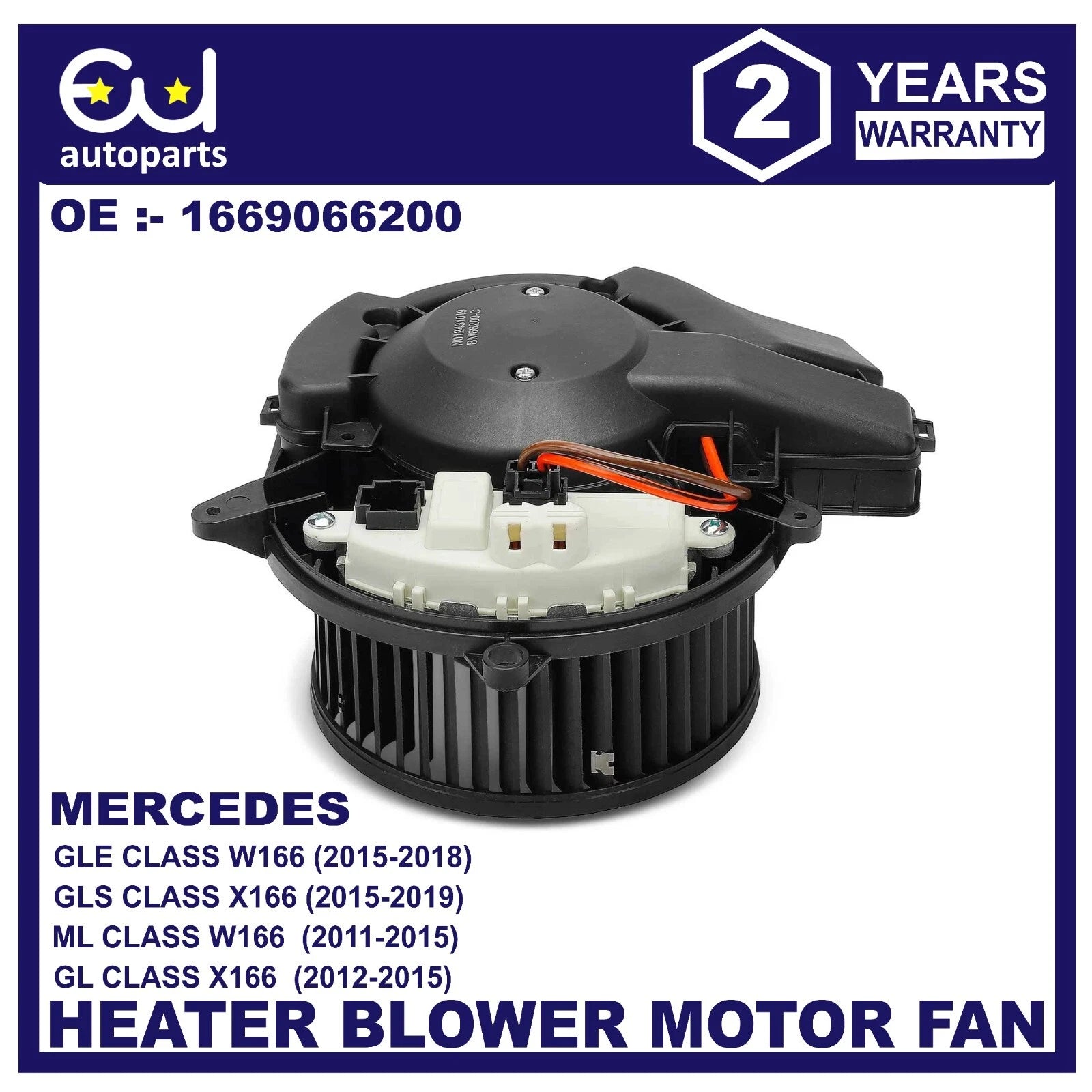 HEATER BLOWER MOTOR FAN FOR MERCEDES-BENZ GLE GLS M GL CLASS X166 W166 C292 NEW