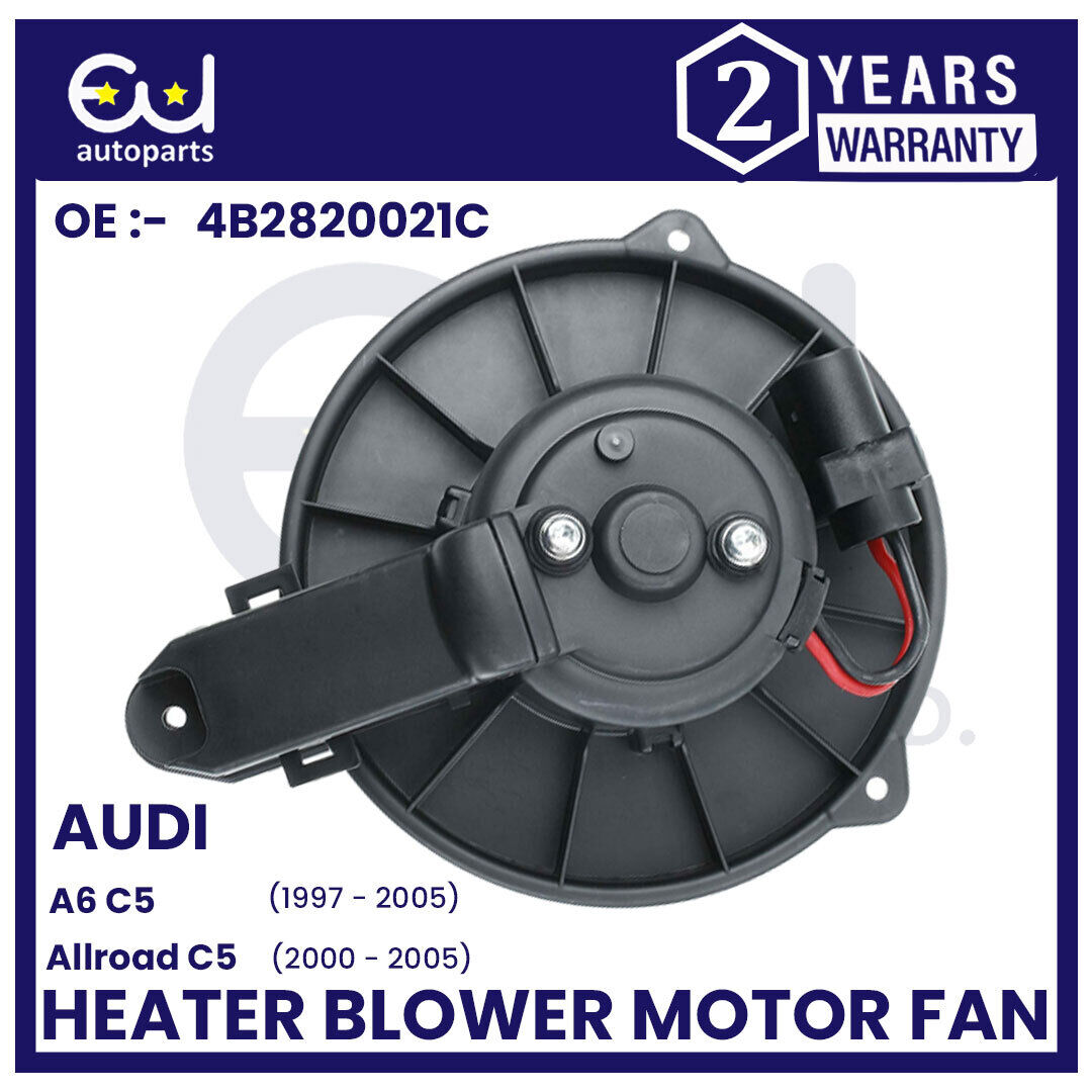 HEATER BLOWER MOTOR FAN FOR AUDI A6 C5 4B2 4B5 ALLROAD 4BH 1997-2005 4B2820021C