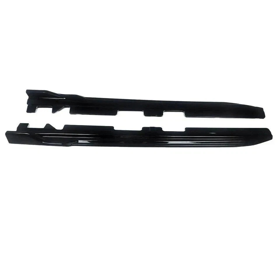 FOR BMW X4 F26 SIDE SKIRTS LIP EXTENSION BLADE COVER SKIRT GLOSS BLACK 2014-2018