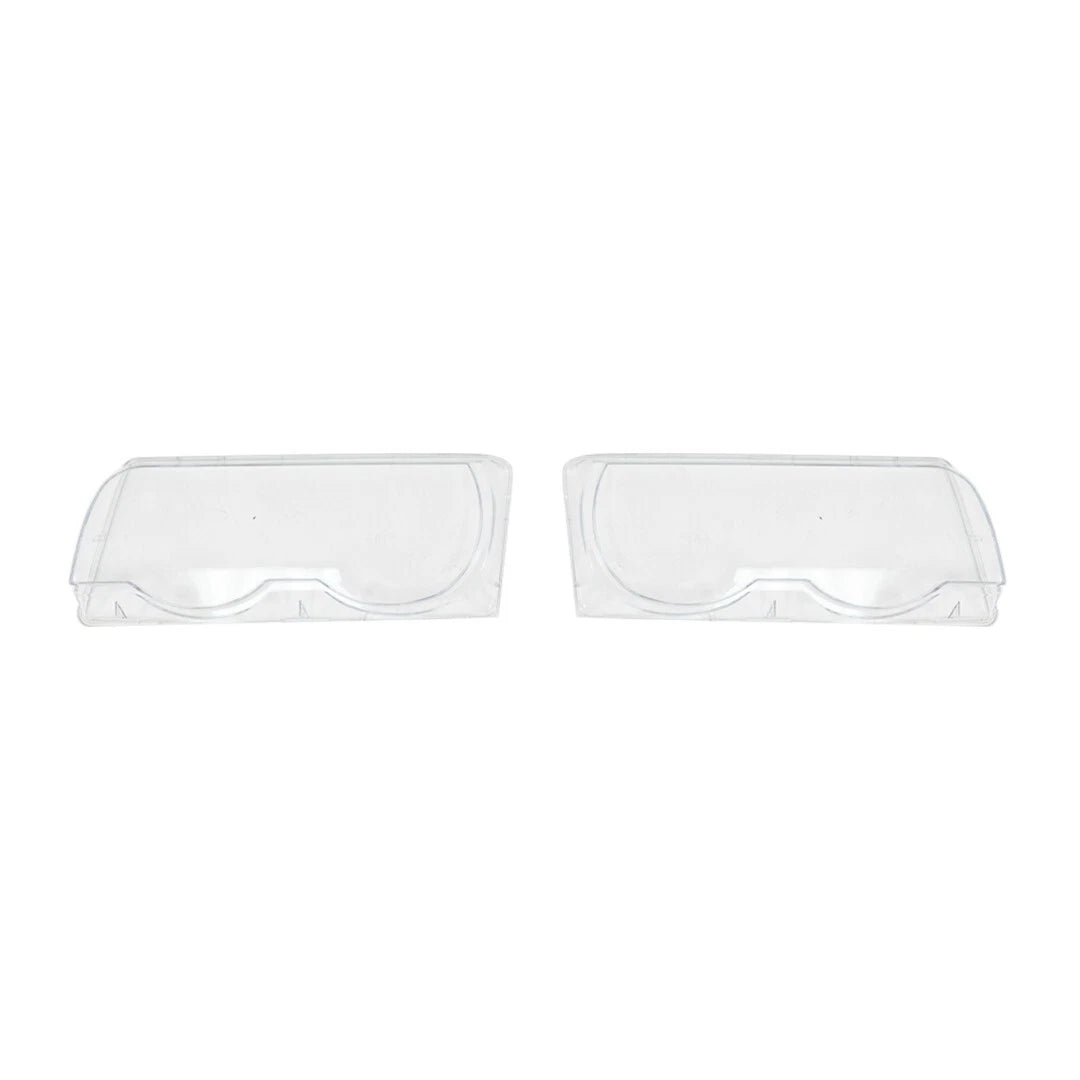 FOR BMW 7 SERIES E38 1998-2001 PAIR RIGHT LEFT FRONT HEADLIGHT LENS COVER
