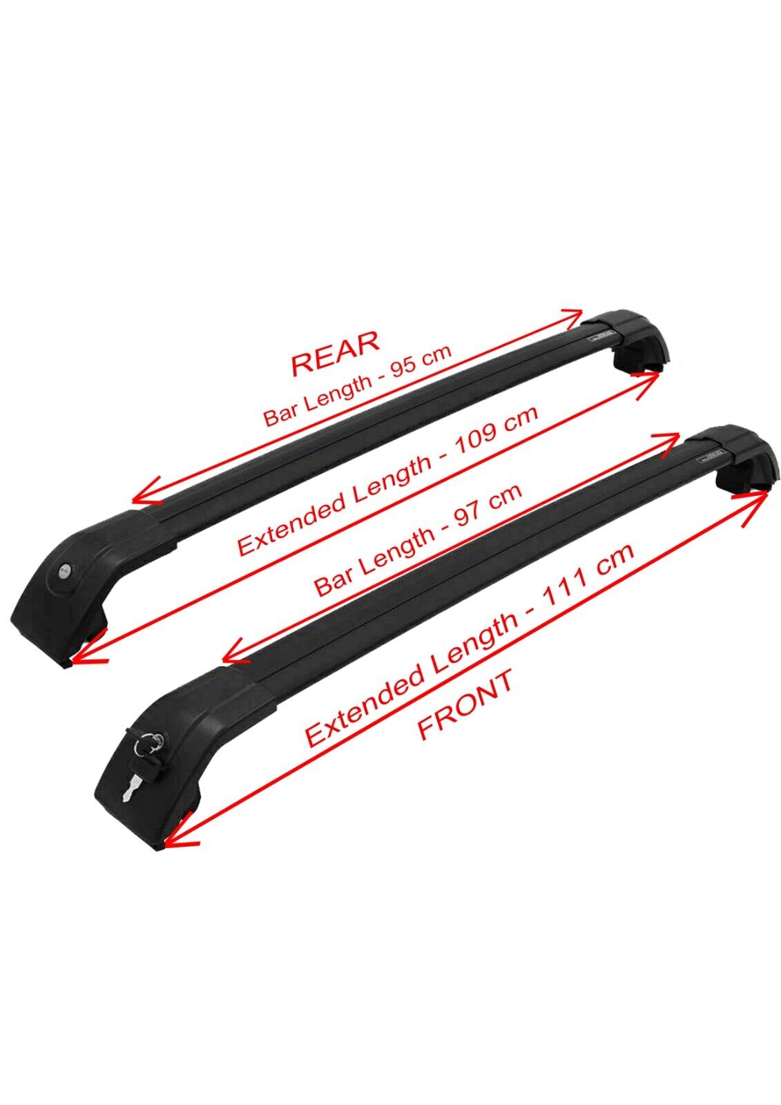 FOR PORSCHE CAYENNE LOCKABLE ALUMINIUM CROSS BARS ROOF RAIL OE FIT NEW BLACK 18+