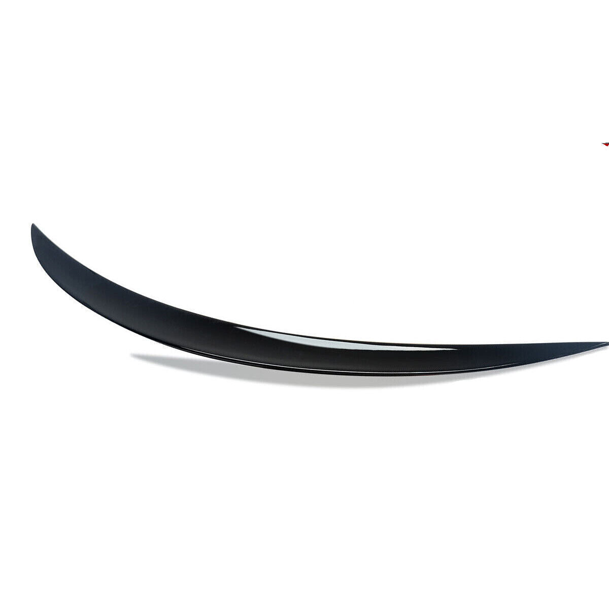 FOR MERCEDES E CLASS W213 SALOON C63 STYLE BOOT SPOILER GLOSS BLACK 2016-2020
