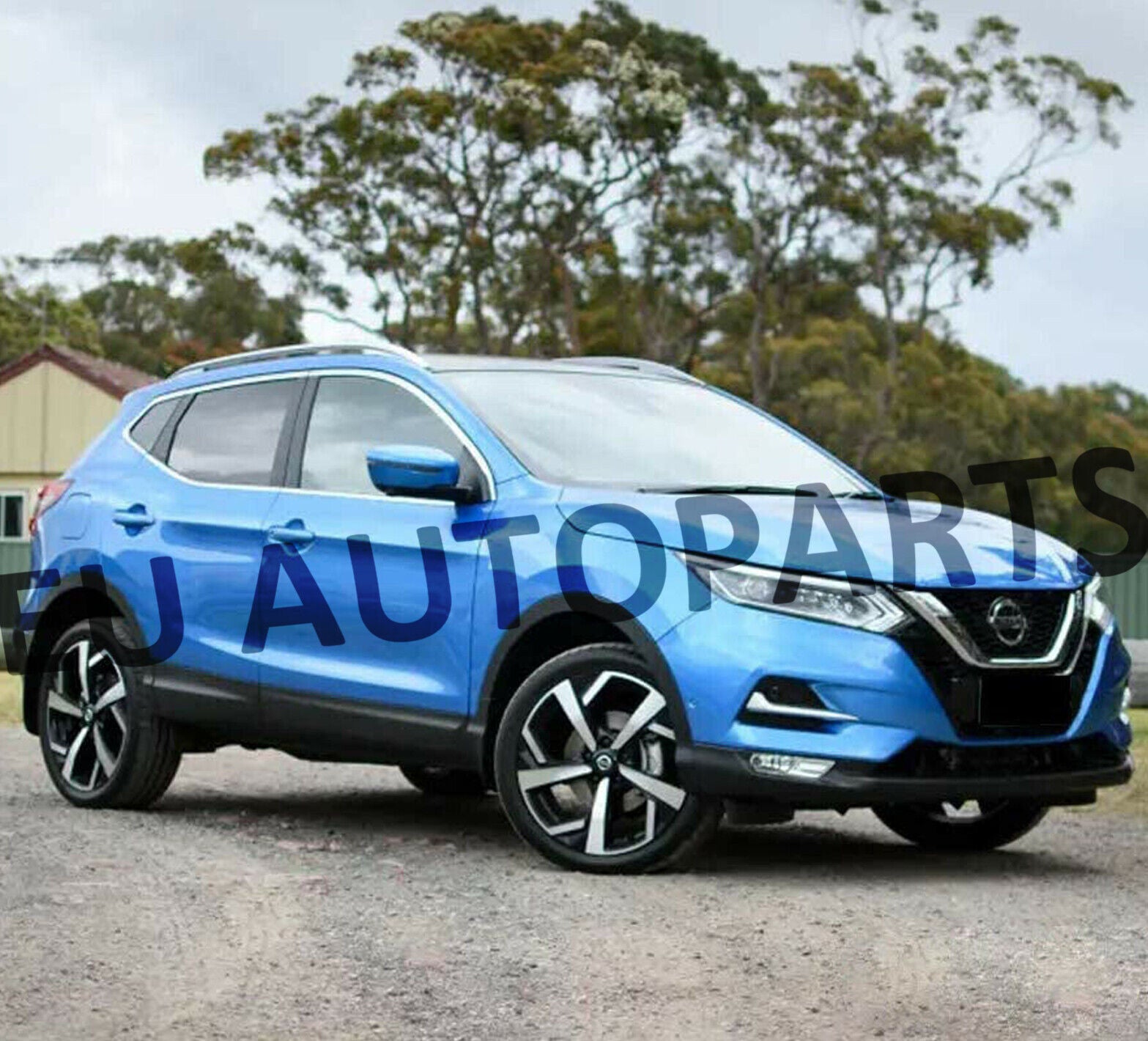 FOR NISSAN QASHQAI MK2 J11 ROOF RAILS RACK BARS ALUMINIUM BLACK LUGGAGE CARRIER