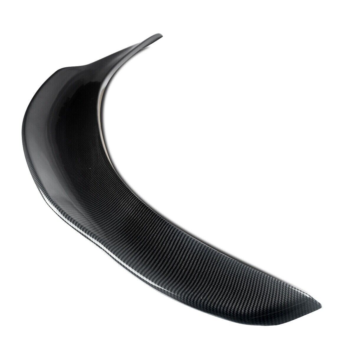 FOR MERCEDES C CLASS W205 RENNTECH PSM STYLE REAR BOOT SPOILER LIP CARBON LOOK
