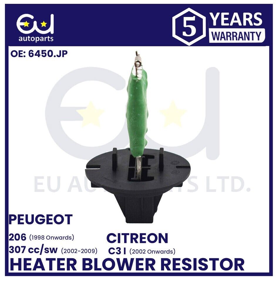 FOR PEUGEOT 206 307 SW 307 CC CITROEN C3 HEATER BLOWER MOTOR FAN RESISTOR 2000+