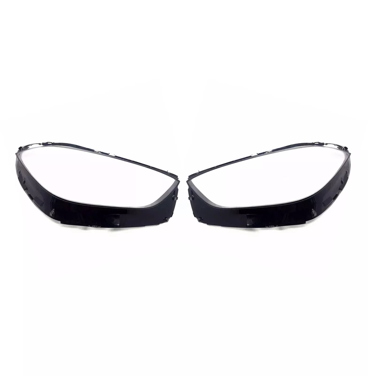 FOR MERCEDES C CLASS W206 PAIR LEFT RIGHT SIDE HEADLIGHT LENS COVER HEADLAMP 21+