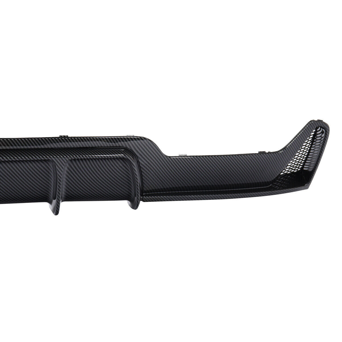 MP STYLE TWIN REAR DIFFUSER FOR BMW 4 SERIES F32 F33 F36 CARBON LOOK 2013-2020