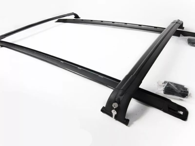 FOR RANGE ROVER VOGUE L322 02-12 BLACK ROOF RAIL RAILS RACK CROSS BARS OEM STYLE