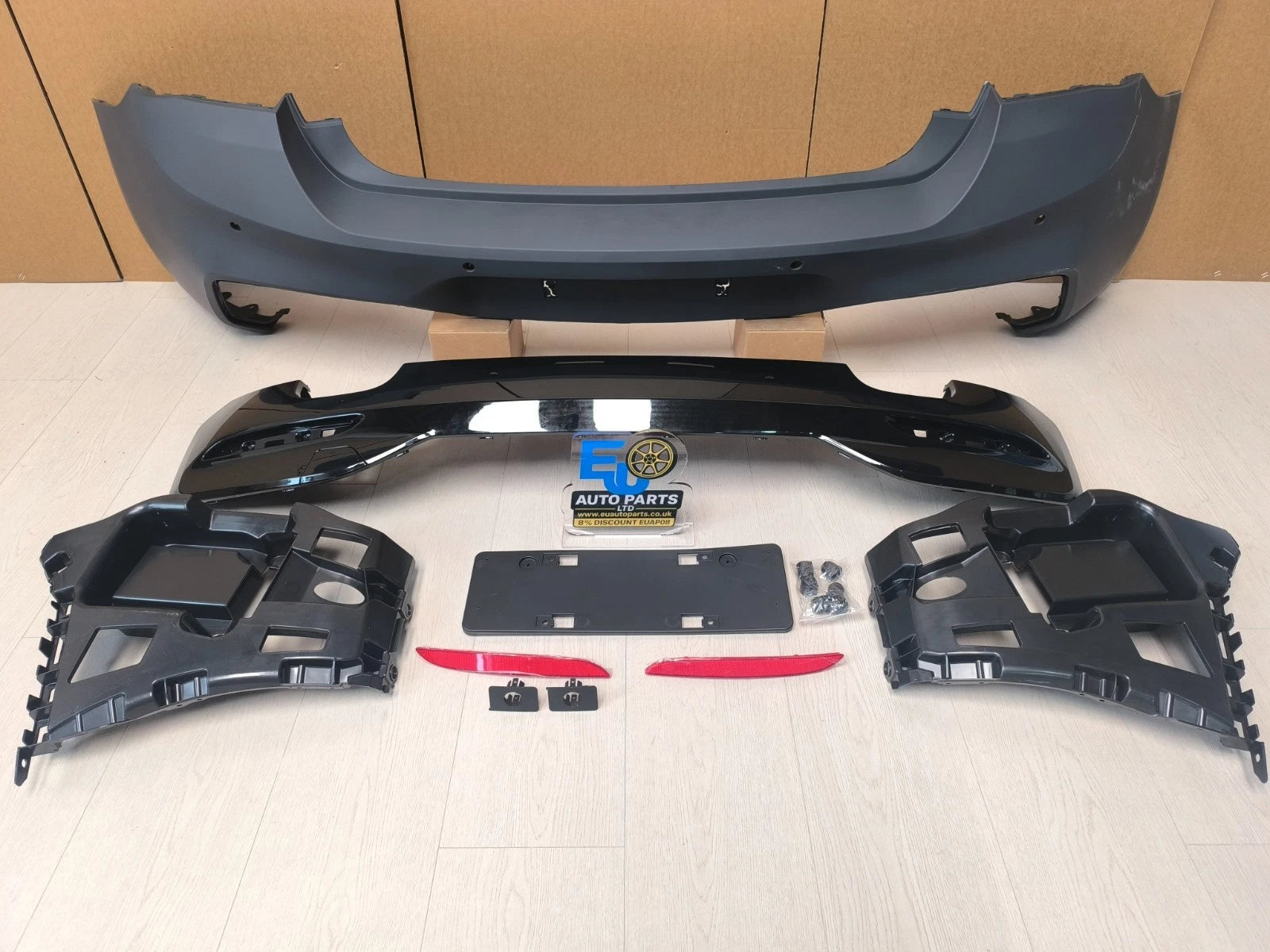 FOR BMW 1 SERIES F20 F21 2015-19 LCI M SPORT REAR BUMPER DIFFUSER M135i M140i