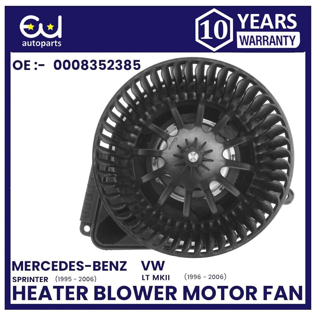 HEATER BLOWER MOTOR FAN FOR MERCEDES-BENZ SPRINTER 2T 3T 4T VW LT MK2 1995-2006
