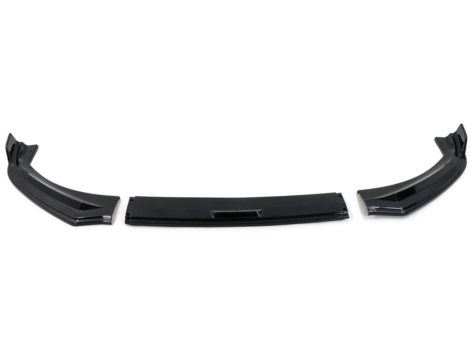 FOR FORD MUSTANG MACH-E FRONT BUMPER SPLITTER LIP VALANCE GLOSS BLACK 21+