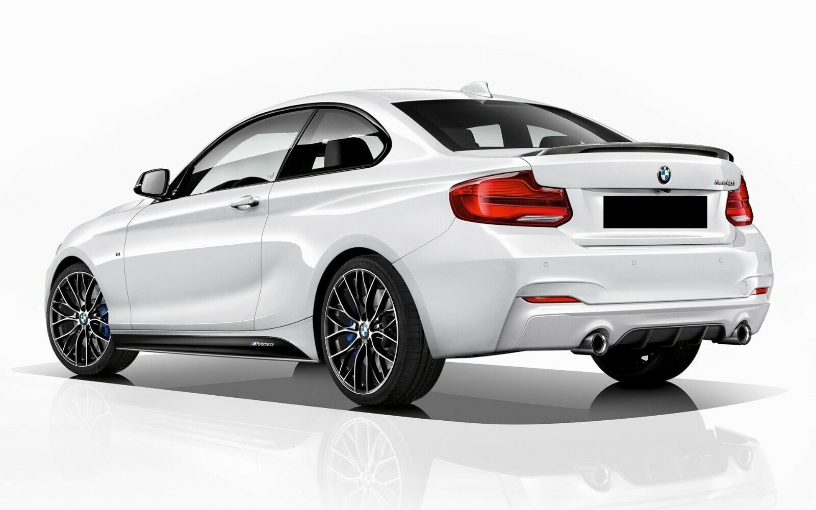 FOR BMW 2 SERIES F22 F23 M2 F87 M SPORT MATTE BLACK TRUNK BOOT SPOILER LIP FIT