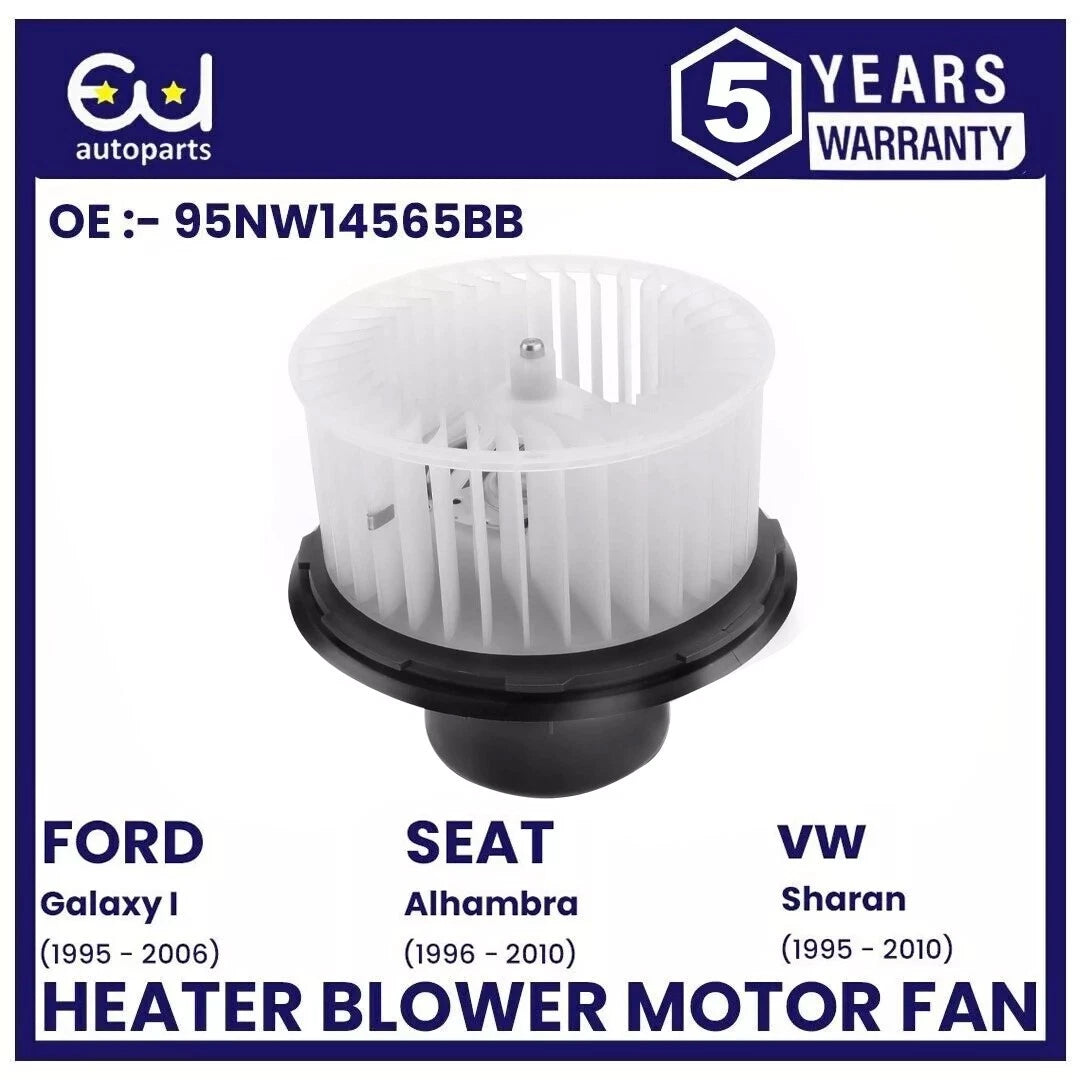 HEATER BLOWER MOTOR FAN FOR FORD GALAXY MK1 MK2 SEAT ALHAMBRA VW SHARAN RHD