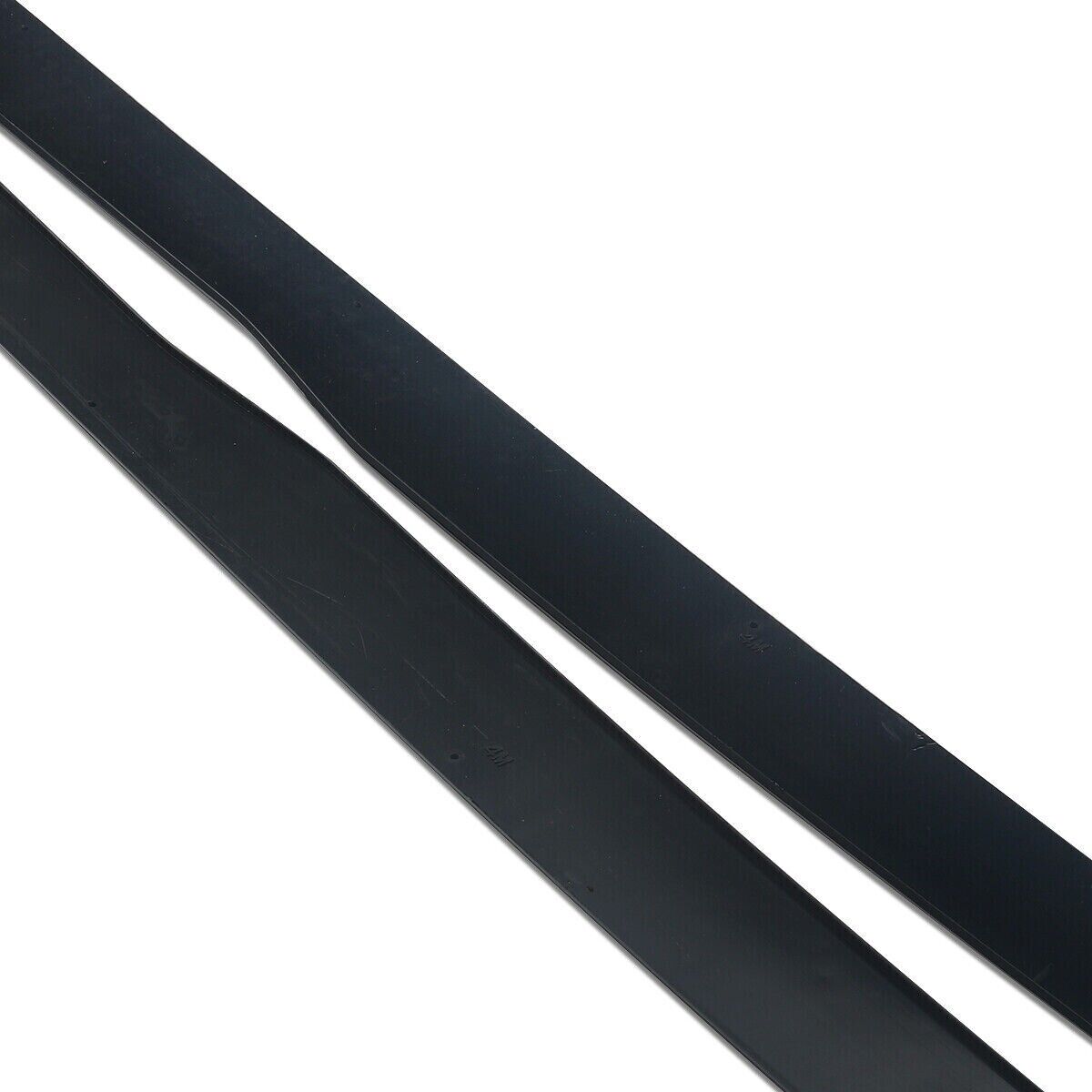FOR BMW M3 M4 F80 F82 SIDE SKIRTS EXTENSION BLADE LIP GLOSS BLACK FIT 2013-2018