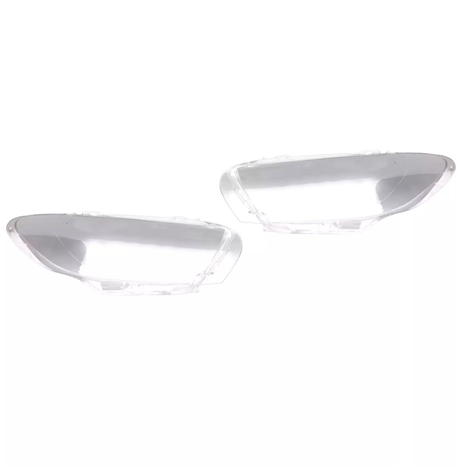 LEFT RIGHT SIDE PAIR HEADLIGHT LENS COVER LAMP FOR VW SCIROCCO MK3 2008-2017
