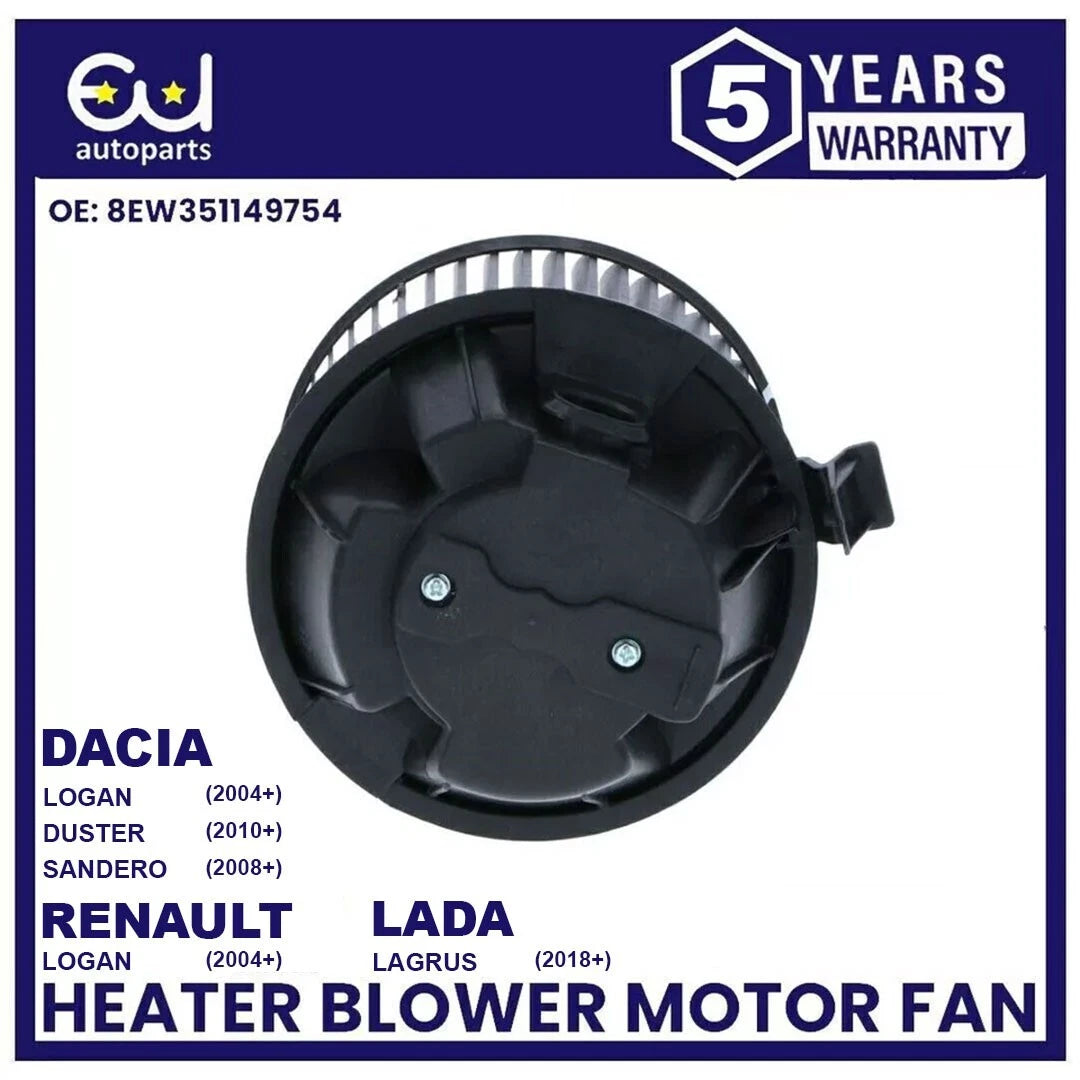 HEATER BLOWER MOTOR FAN FOR DACIA DUSTER SANDERO RENAULT LOGAN LADA LARGUS 04-ON