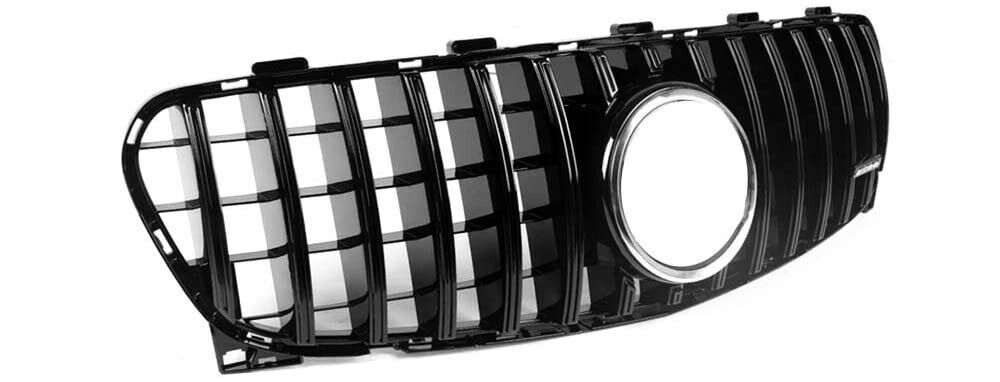 FOR MERCEDES X156 W156 GLA CLASS AMG PANAMERICANA GT GTR STYLE GRILLE BLK 13-16